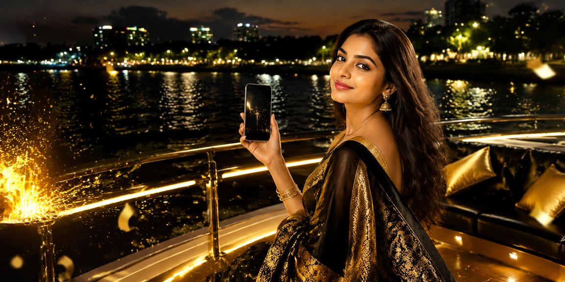Bangladeshi model enjoying cricket betting bonuses in Dhaka